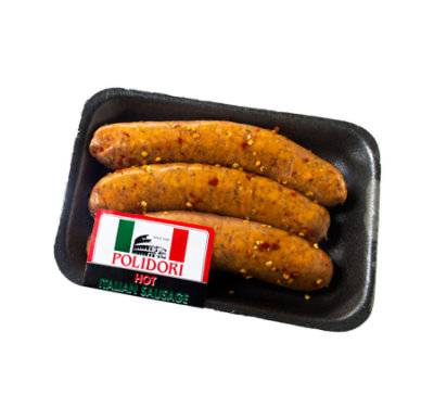 Polidori Sausage Italian Hot Link Fr 4 Oz