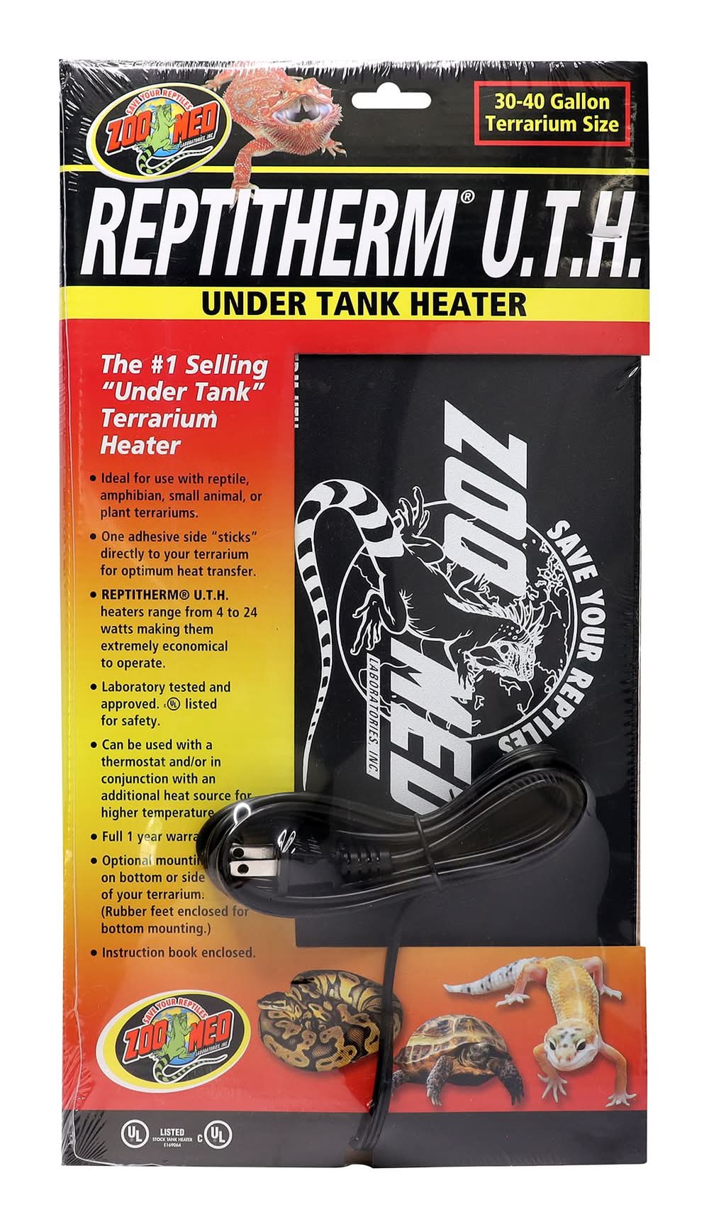 Zoo Med Repti Therm Reptile Under Tank Heater (Size: 16W)