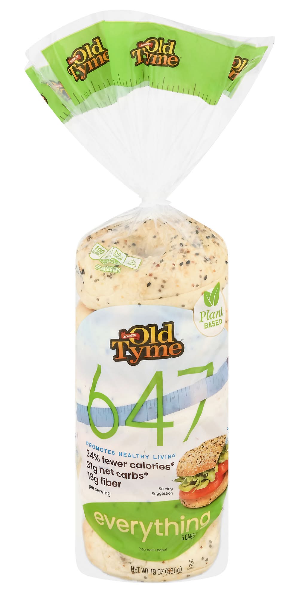 Schmidt Old Tyme 647 Everything Bagels (19 oz, 6 ct)