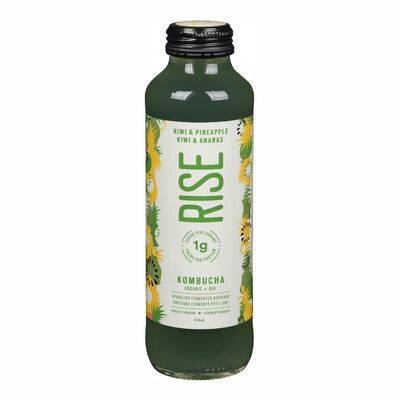 Rise Kombucha Kiwi and Pineapple Kombucha (414 ml)