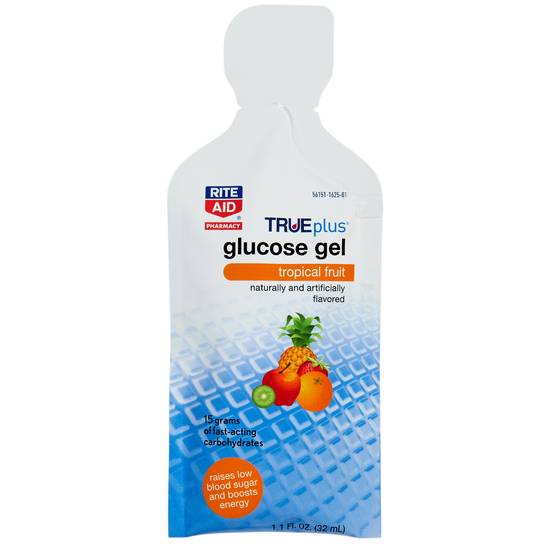 Rite Aid True Plus Glucose Gel Tropical Fruit (1.1 oz)