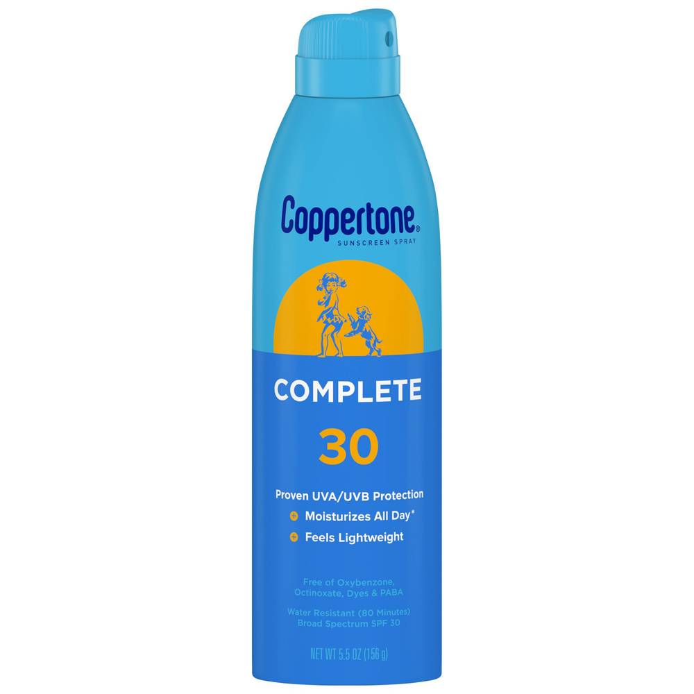 Coppertone Complete Sunscreen Spray Spf 30