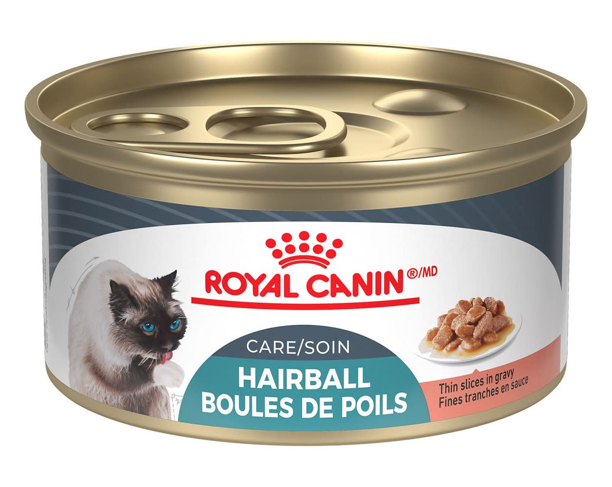 Royal Canin Hairball Thin Slices In Gravy Cat Food, 3 oz