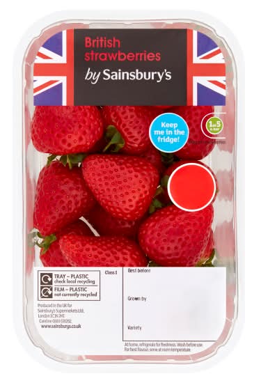 Sainsbury's British Strawberries (400g)