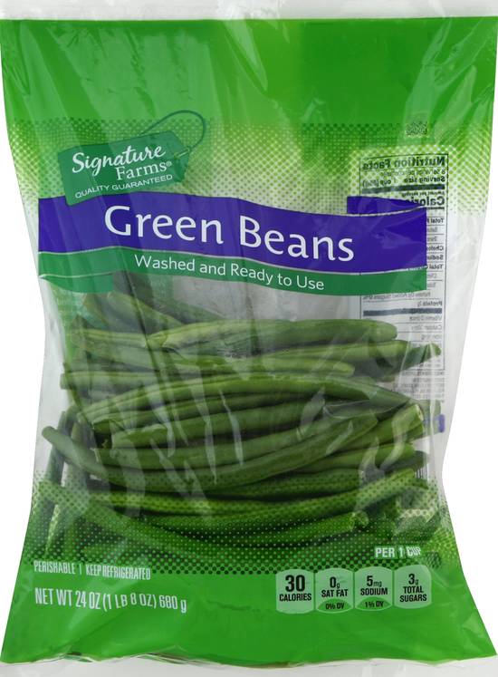 Signature Farms Green Beans (24 oz)