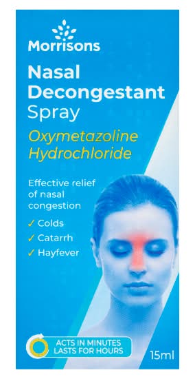 Morrisons Nasal Decongestant Spray (15ml)