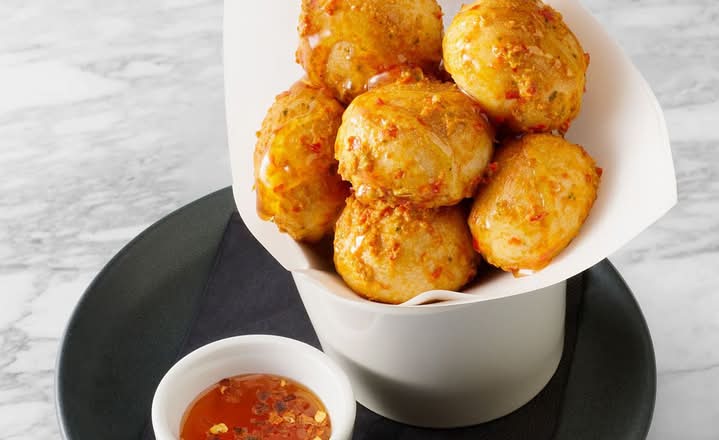 Hot Honey Dough Balls (V)