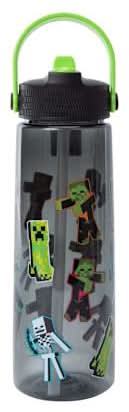 Zak! Minecraft Bottle 30oz Black/Green