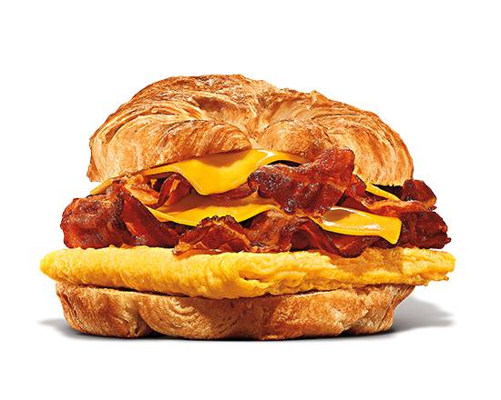 Double CROISSAN'WICH with Double Bacon