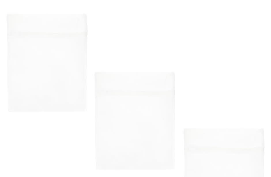 Essentials Mesh Laundry Bag, 12x15 in, White (3 ct)
