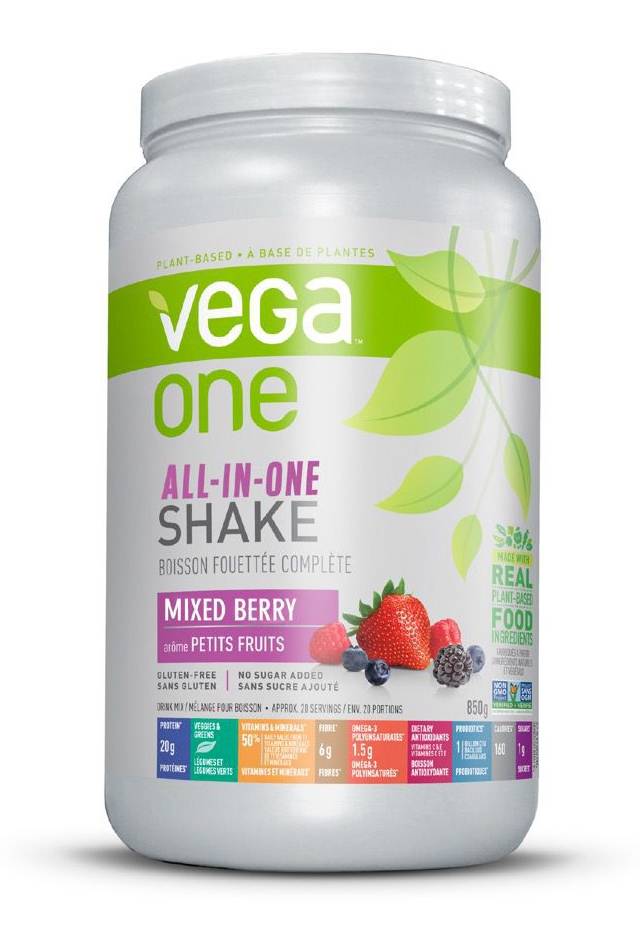 Vega One All-In-On Berry Plant Protein Powder (850 g)