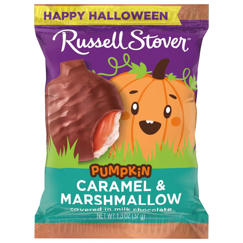 Russell Stover Caramel & Marshmallow Pumpkin