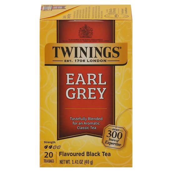Twinings Black Tea Earl Grey (20 ct)