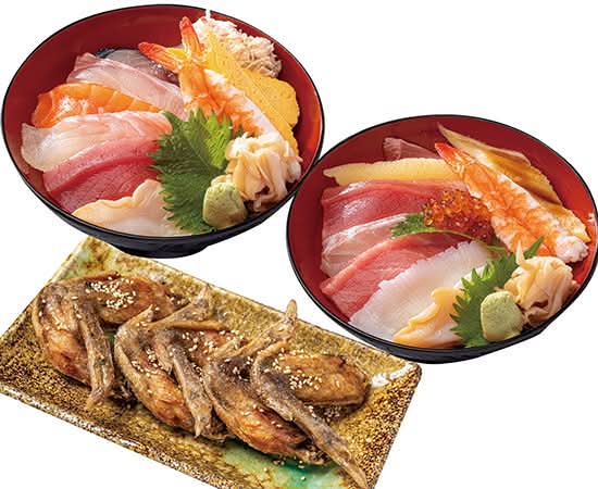 お得【��海鮮丼】松・竹＆手羽先唐揚(6本)シェアセット