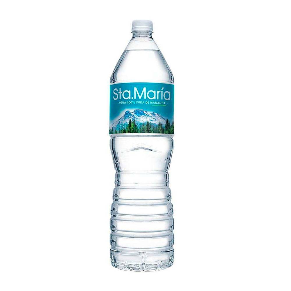 Sta. maría agua de manantial (botella 1.5 l)