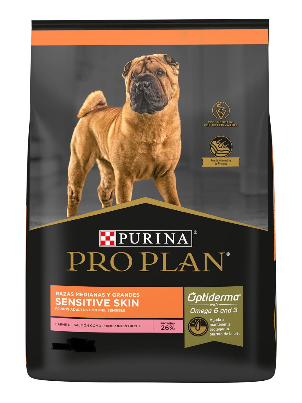 Purina Pro Plan · Alimento seco para perros de piel sensible, salmón, Adultos-Todas las Razas (15 kg)