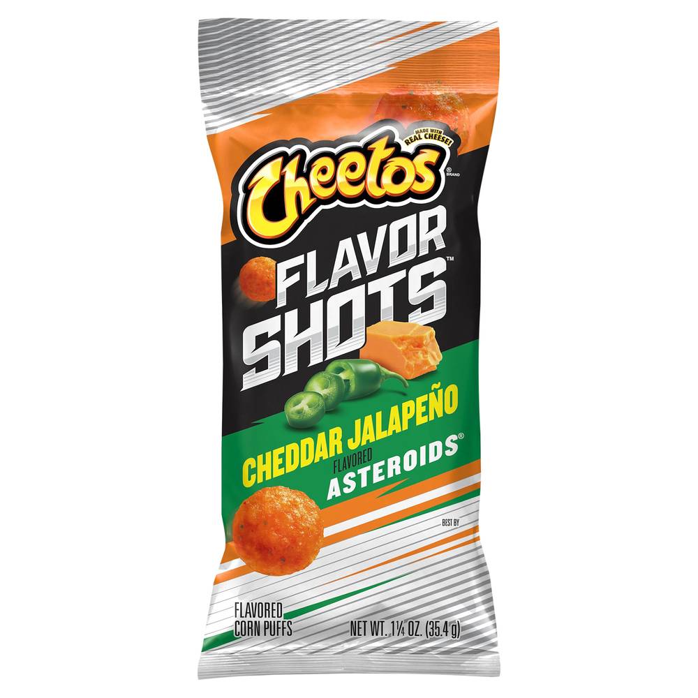 Cheetos Shots Asteroids Corn Puffs (cheddar jalapeno)