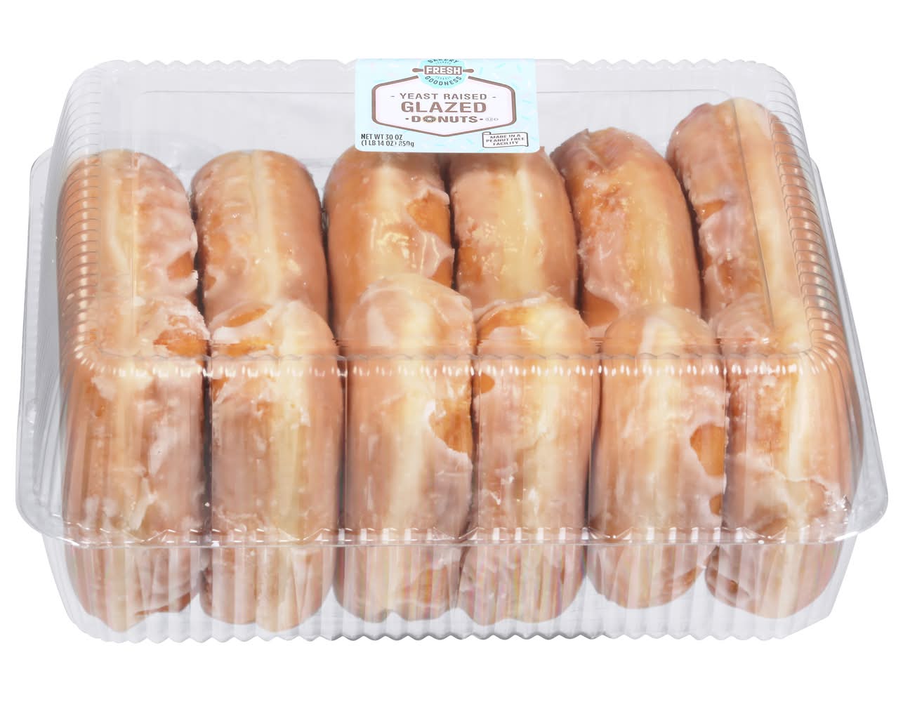 Bakery Fresh Goodness Glazed Yeast Raised Donuts (1.88 lbs)