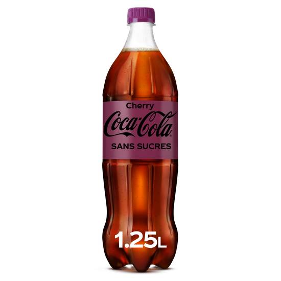 Coca Cola - Soda goût cherry sans sucre (1,25 L)