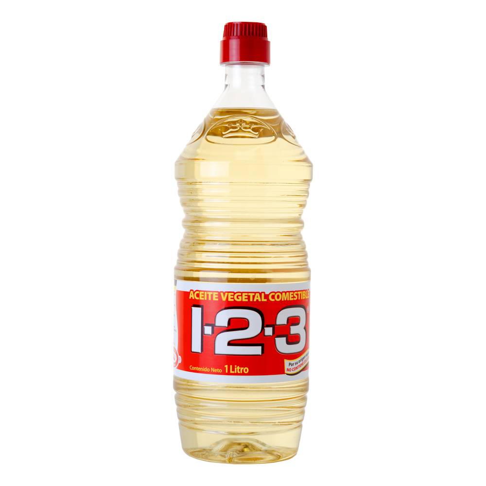 1-2-3 Aceite vegetal comestible