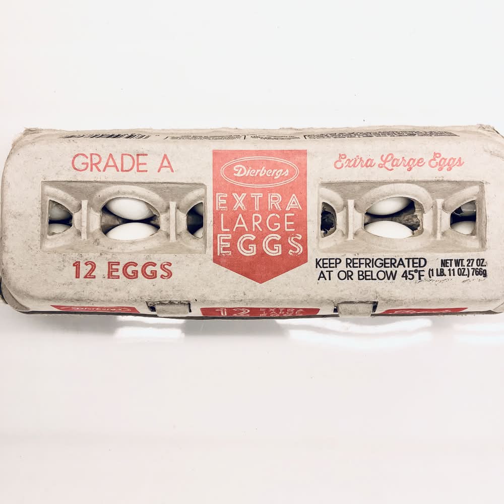 Dierbergs Extra Grade a Eggs (1.69 lbs, 12 ct)