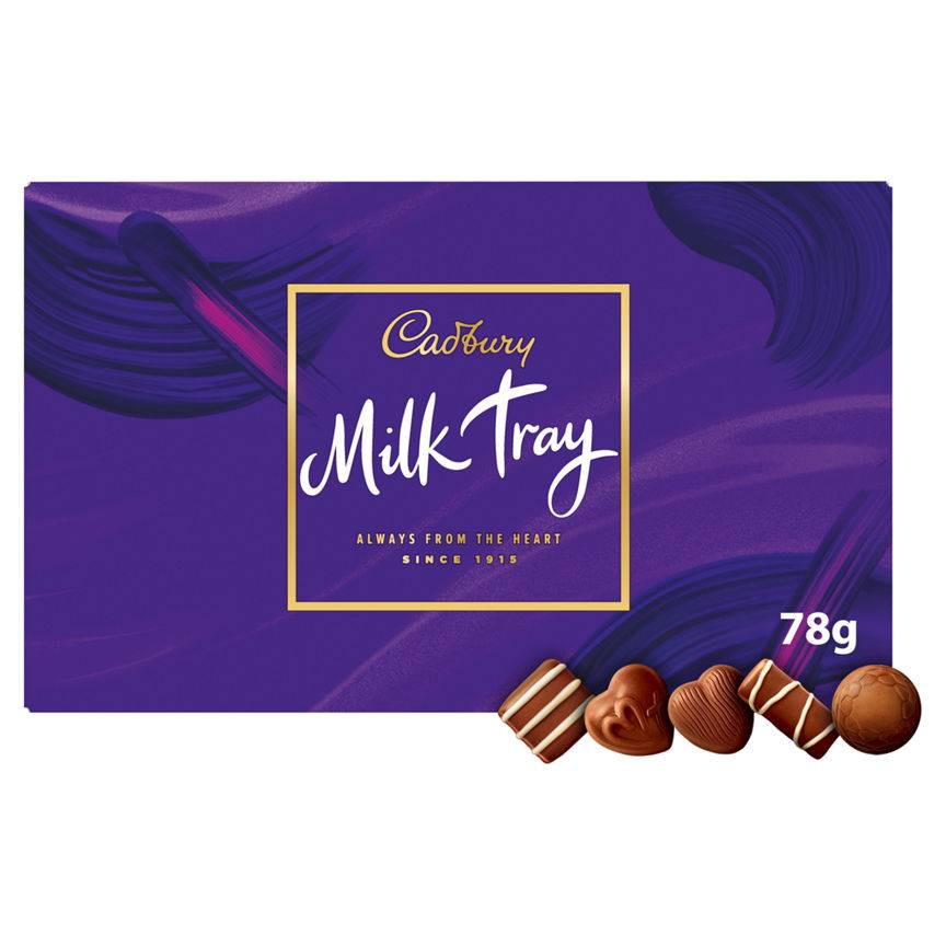 Cadbury Milk Tray Chocolate Box (78g)