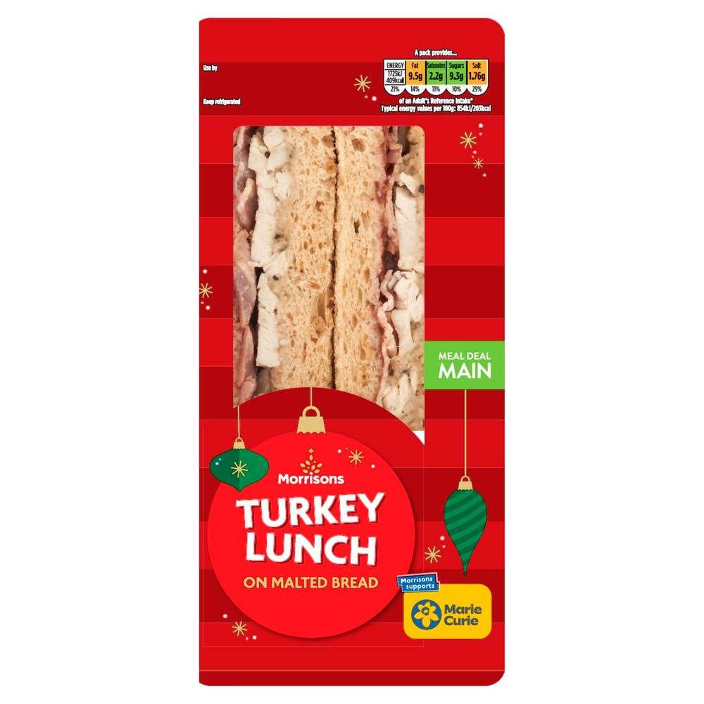 Morrisons Turkey Lunch on Malted Bread