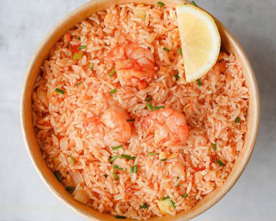 Riz thaï crevettes ananas