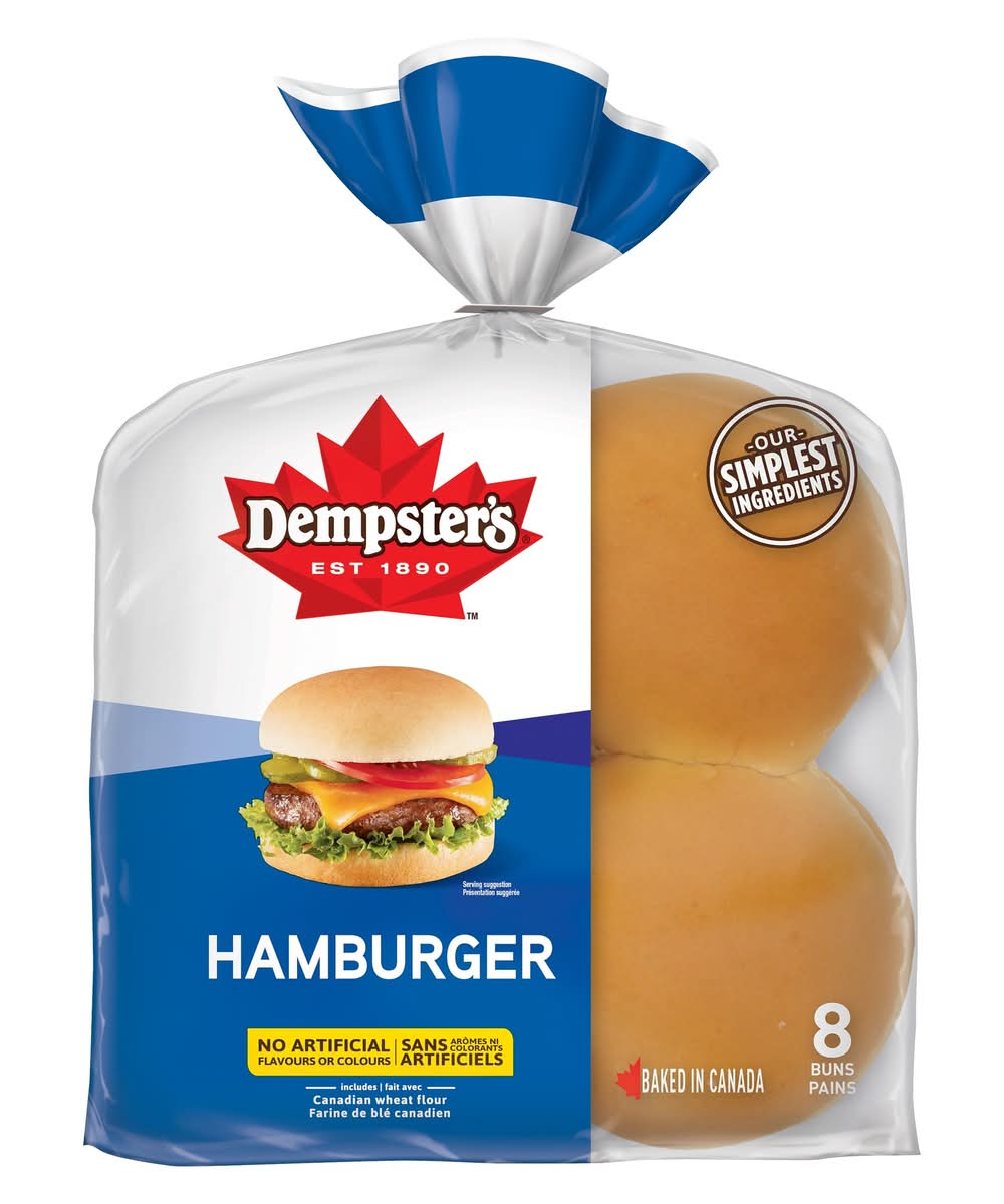 Dempster's hamburger pains - hamburger buns (8 unités)