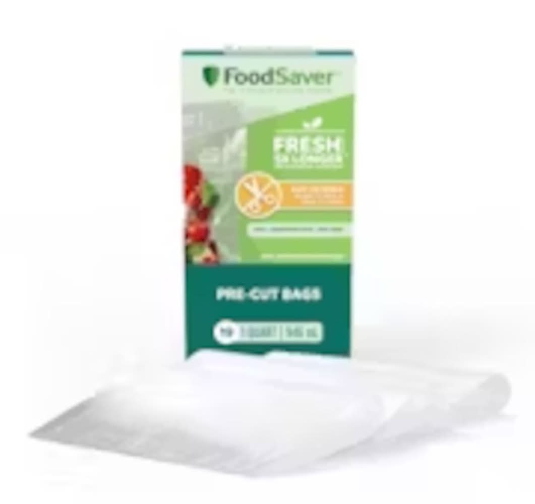 Foodsaver 1 Qt Clear Vacuum Freezer Bags 19 Pk