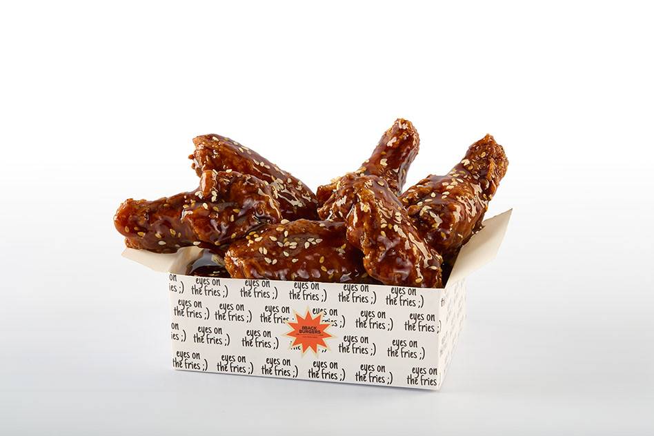Menu BOX WINGS MARINADE BBQ