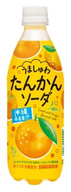 21_サンガリア　うましゅわたんかんソーダ（500ml）
