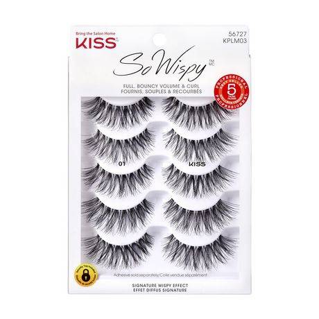 Kiss Ever Ez Lashes 01 (5 pairs)
