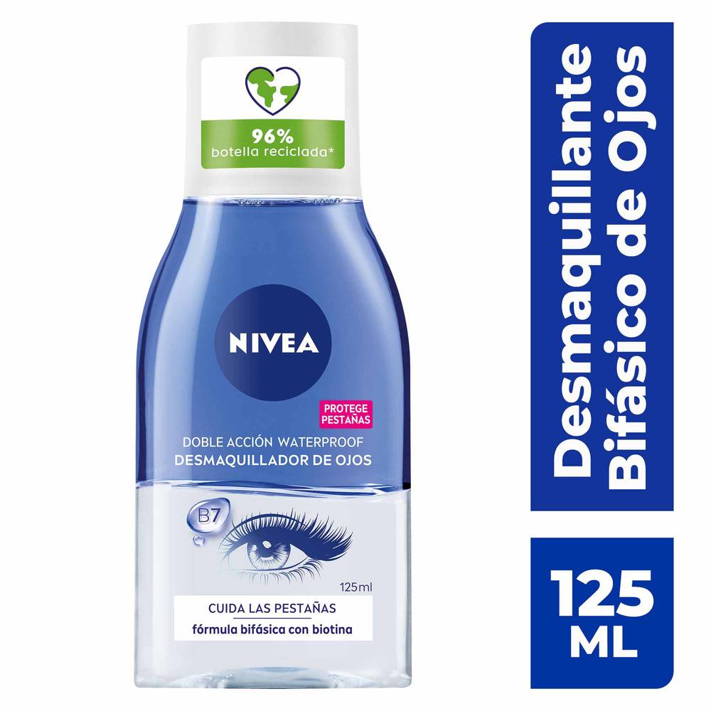 Nivea desmaquillante bifásico para ojos (botella 125 ml)