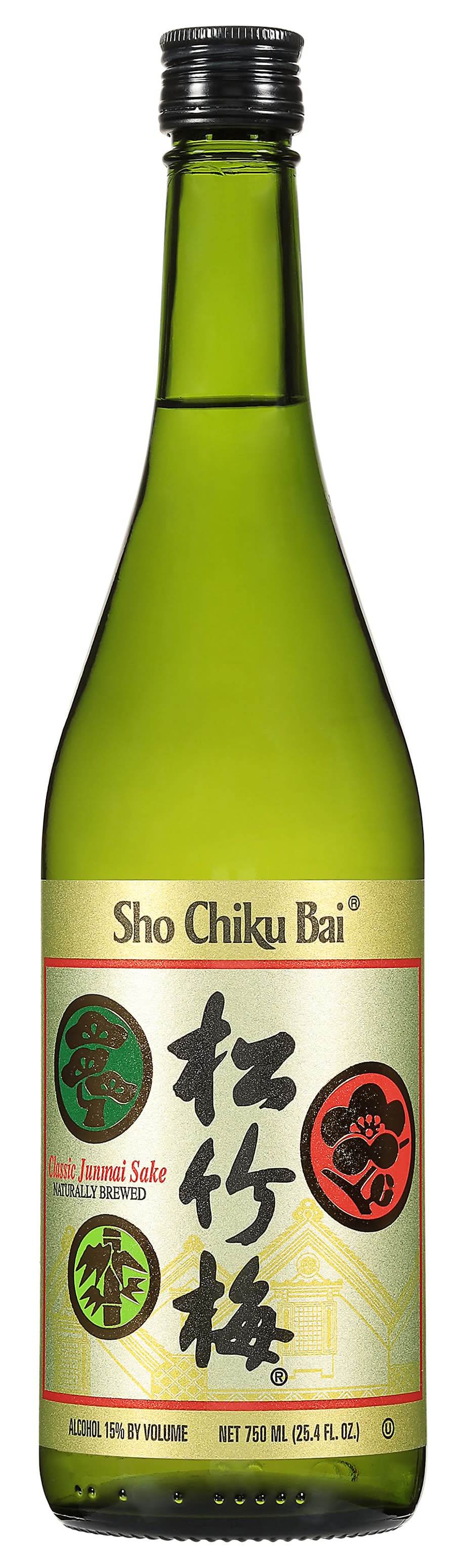 Sho Chiku Bai Classic Junmai Sake (750 ml)