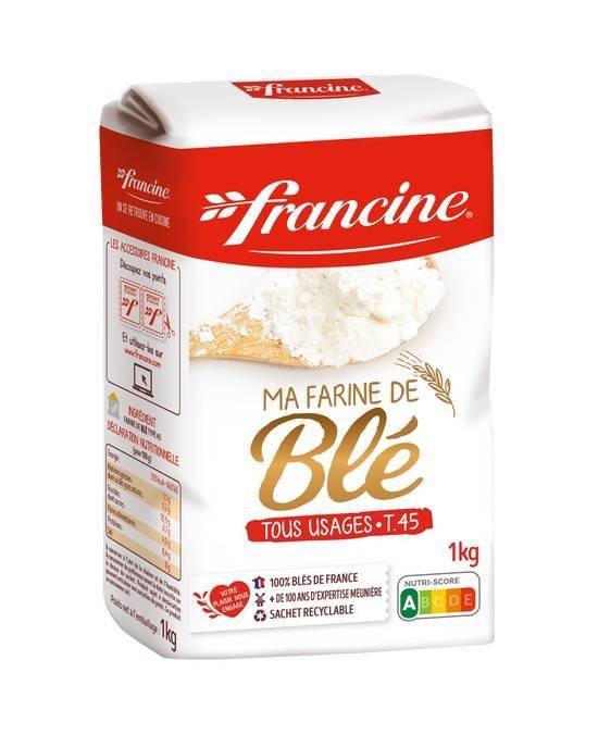 Francine - Farine de blé t 45 tous usages