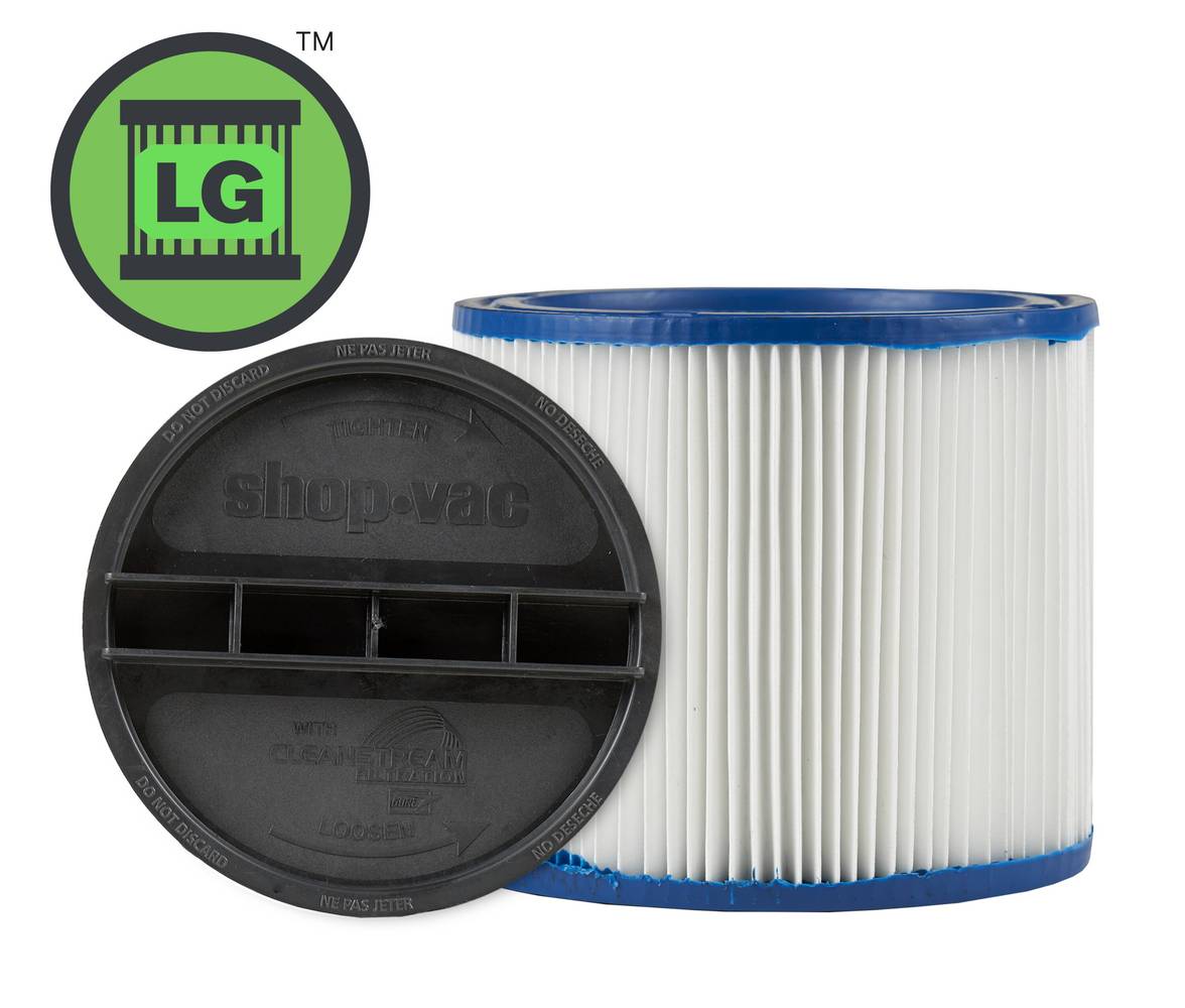 Shop-Vac Reusable Large Wet/Dry HEPA Shop Vacuum Cartridge Filter | 9034011