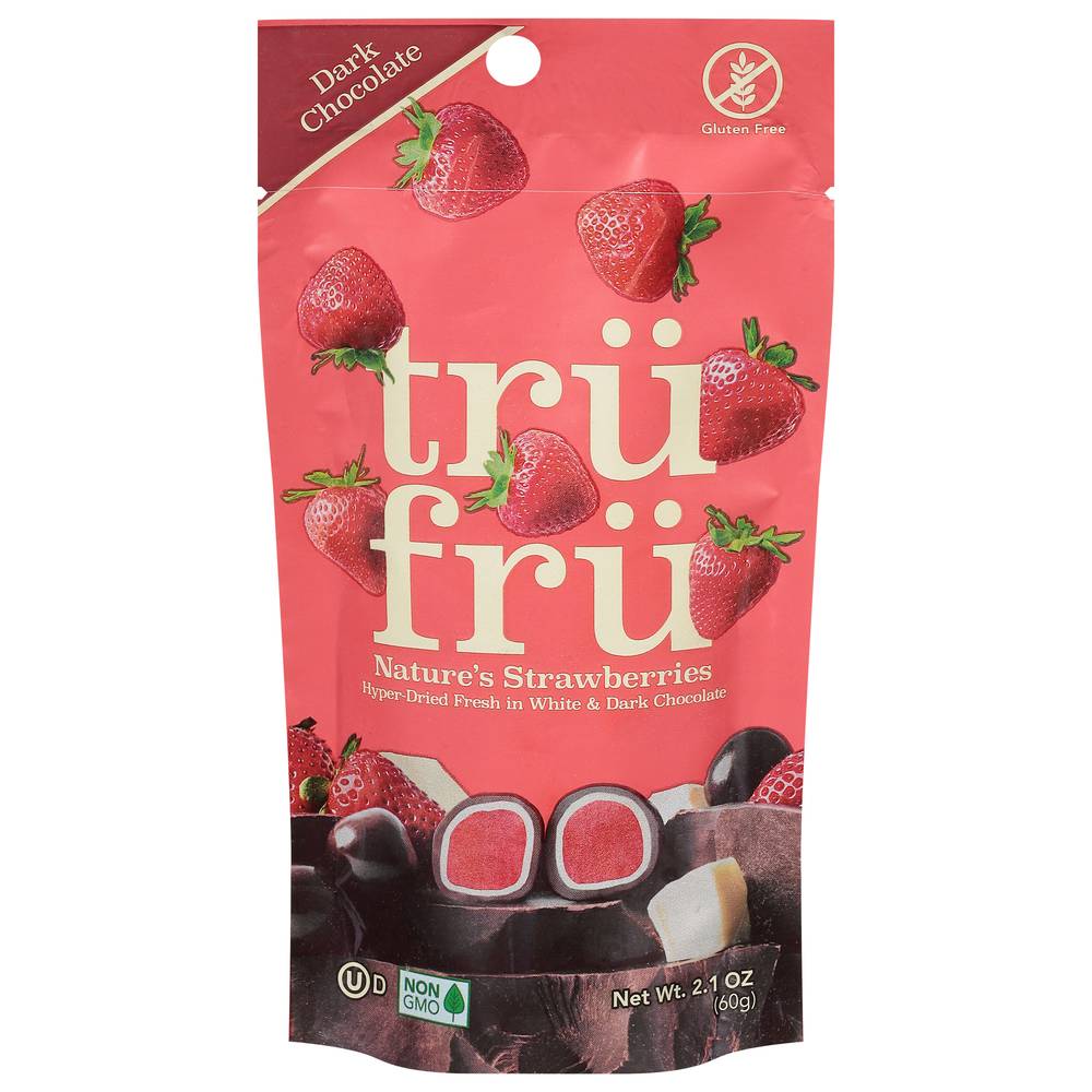 Tru Fru Nature's Strawberries, Dark Chocolate (2.1 oz)