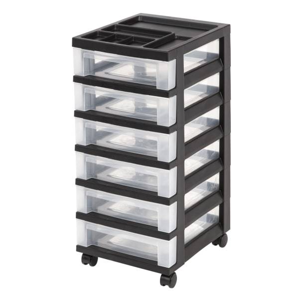 Office Depot Brand Plastic 6-drawer Storage Cart