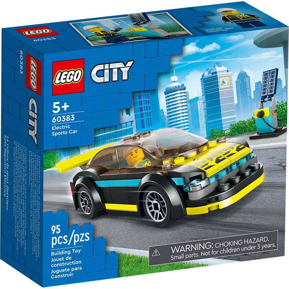 Lego city auto deportivo eléctrico (caja 95 piezas)