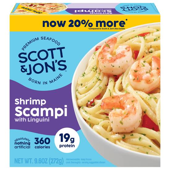 Scott & Jon's Shrimp Scampi Linguini Bowl