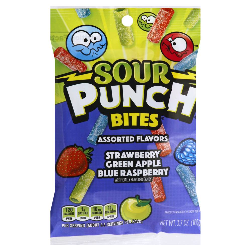 Sour Punch Assorted Flavor Bites (3.7 oz)