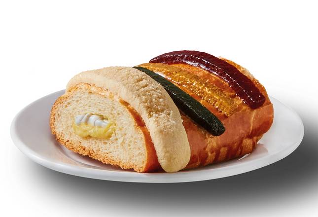 Rebanada de Rosca Rellena de Crema Pastelera (140g)