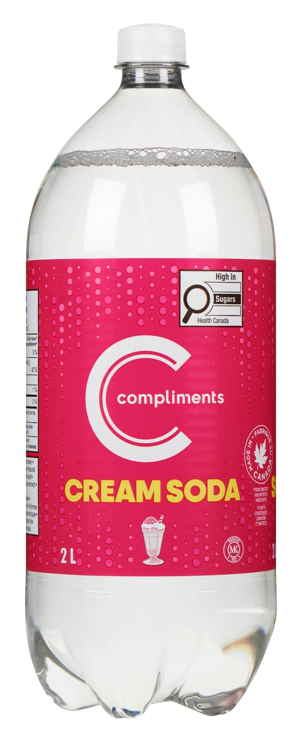 Compliments Soft Drink Cream Soda (2 L)