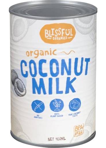 Blissful Organics Coconut Milk (400mL)