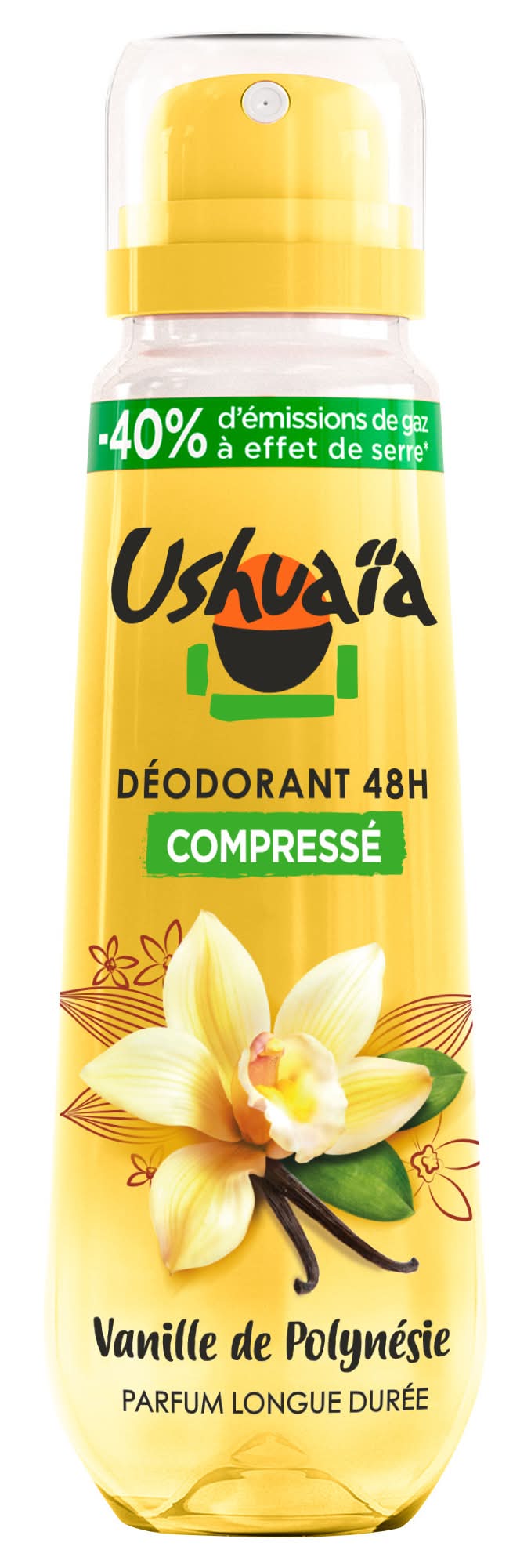 Ushuaïa - Déodorant compressé vanille (100ml)