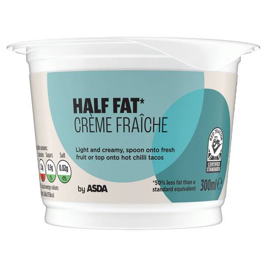 ASDA 50% Less Fat Creme Fraiche 300ml