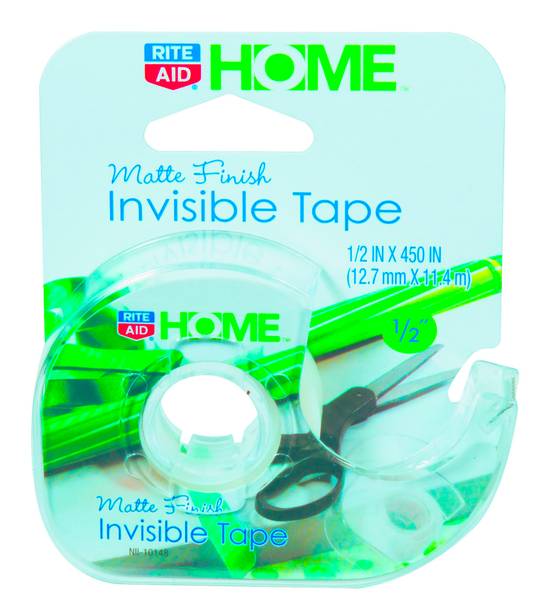Rite Aid Home Invisible Tape 1/2" x 450" (1 ct)