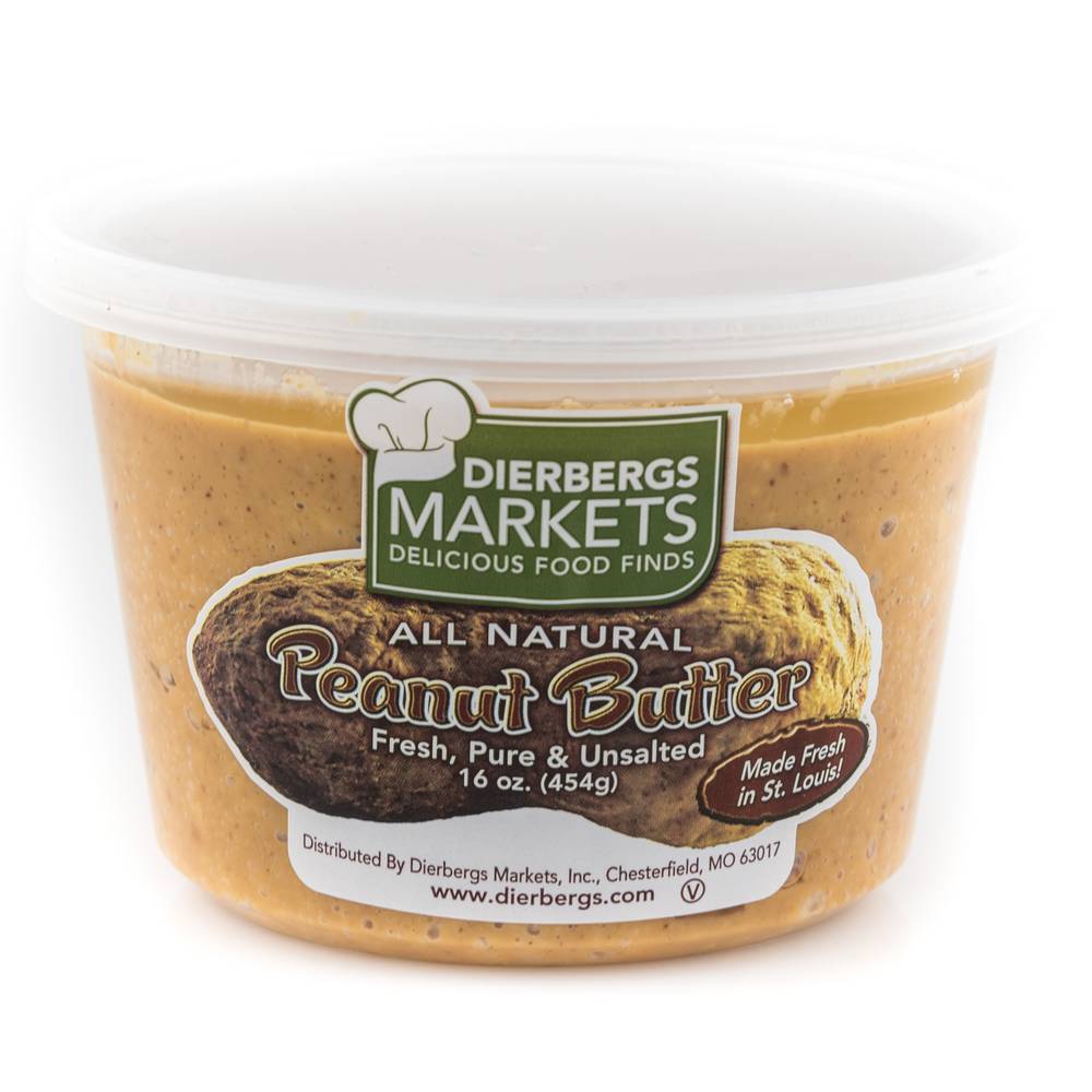 Dierbergs All Natural Peanut Butter (16 oz)