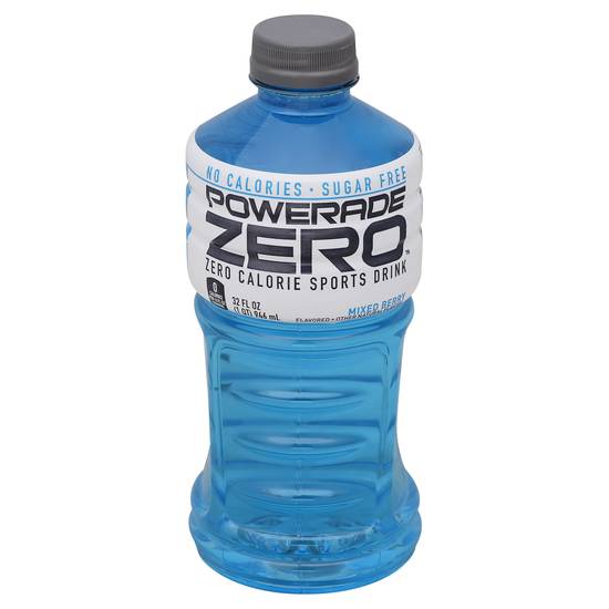 Powerade Zero Calorie Mixed Berry Flavored Sports Drink (32 fl oz)